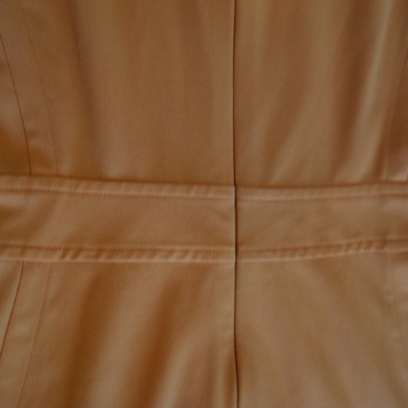 BCBG MAXAZRIA Chambrey Sheath Dress Sunrise Orange Sleeveless - Picture 5 of 13